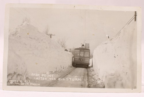 Rppc malcolm edson 1922 park - rppc,