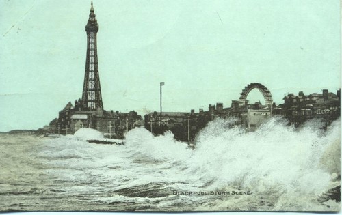 Storm scene tower big wheel - scene,